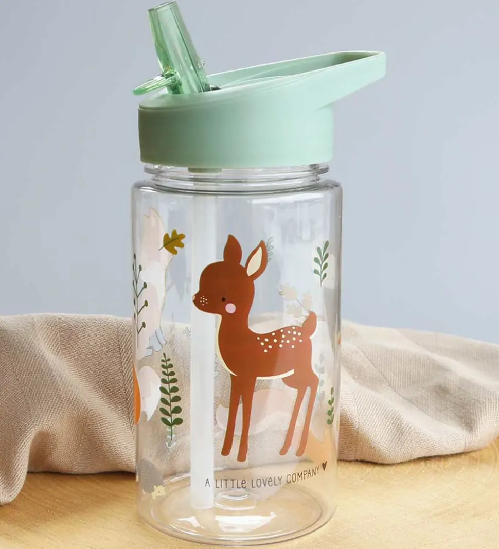 A Little Lovely Company Drikkedunk m. Sugerør - 450ml - Forest F