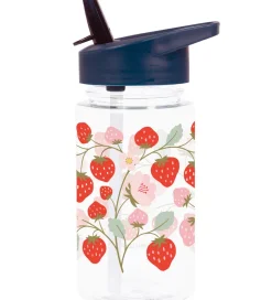 A Little Lovely Company Drikkedunk m. Sugerør - 450 ml - Strawbe