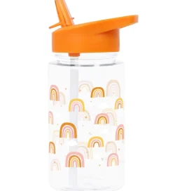 A Little Lovely Company Drikkedunk m. Sugerør - 450 ml - Orange