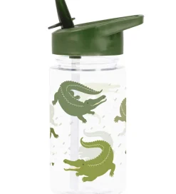 A Little Lovely Company Drikkedunk m. Sugerør - 450 ml - Crocodi