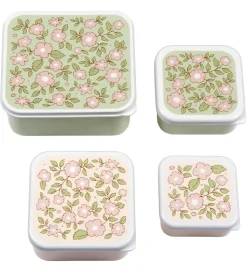 A Little Lovely Company Madkassesæt - 4 stk - Blossoms