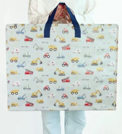 A Little Lovely Company Opbevaringspose - 58x26x46 cm - Vehicles