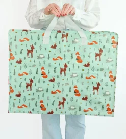 A Little Lovely Company Opbevaringspose - 58x26x46 cm - Forest F
