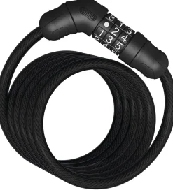 Abus Spirallås Star 4508C - 150 cm - Sort