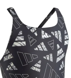 adidas Performance Badedragt - AOP BARS SUIT G - Sort