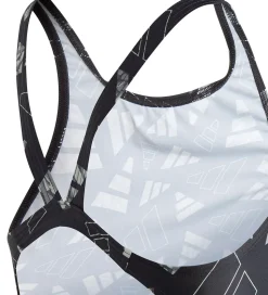 adidas Performance Badedragt - AOP BARS SUIT G - Sort