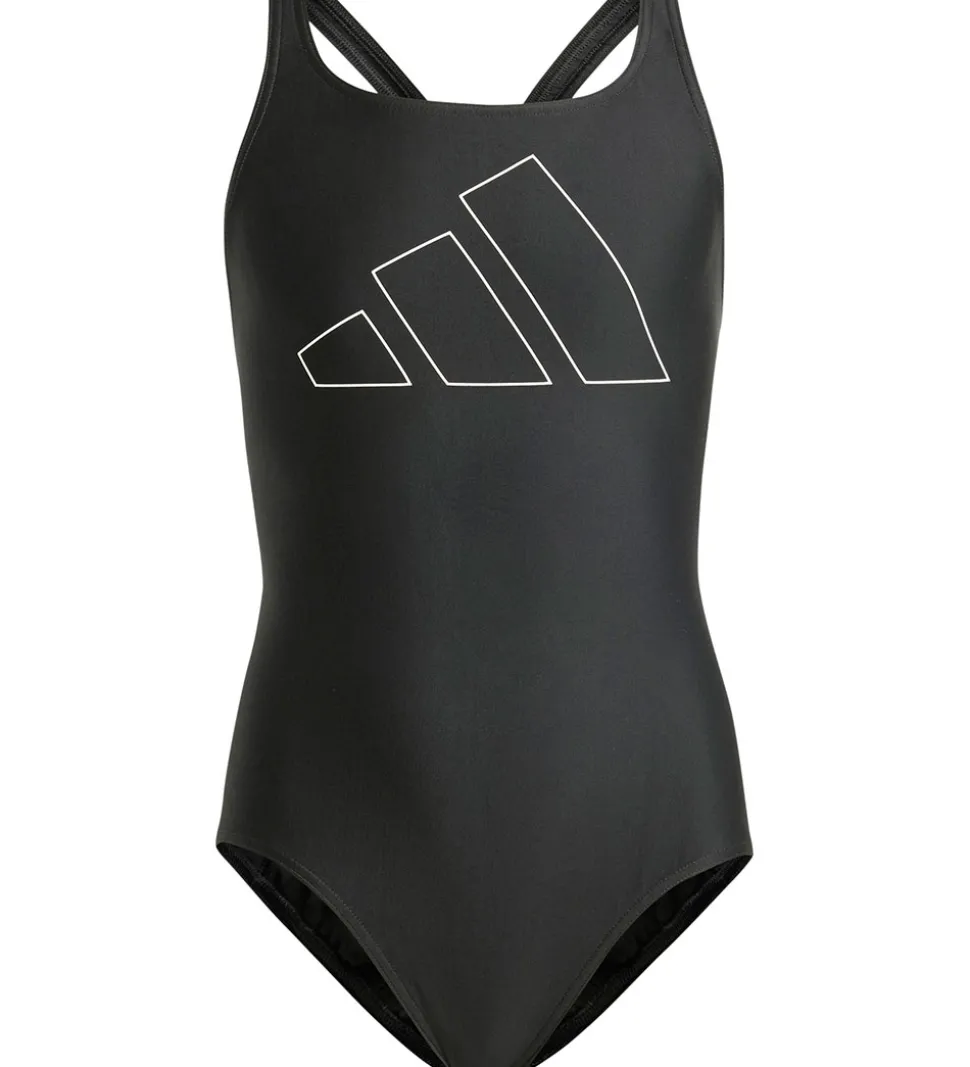 adidas Performance Badedragt - Big Bars - Sort m. Hvid