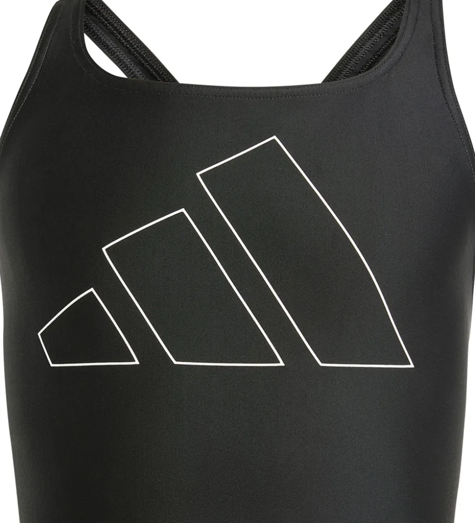 adidas Performance Badedragt - Big Bars - Sort m. Hvid