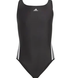 adidas Performance Badedragt - 3S Swimsuit - Sort/Hvid