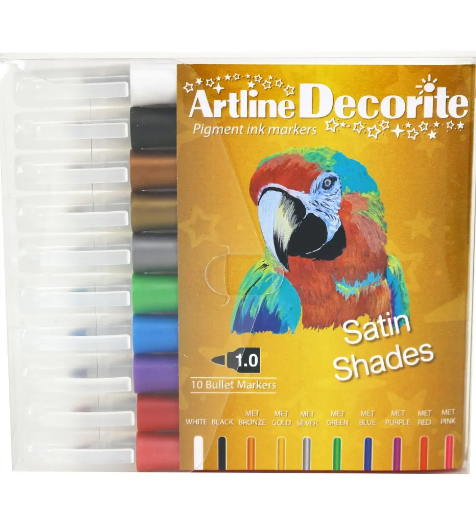 Artline Tuscher - Decorite - 10 stk. - Satin