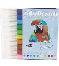Artline Tuscher - Decorite Flat - 10 stk. - Carnival