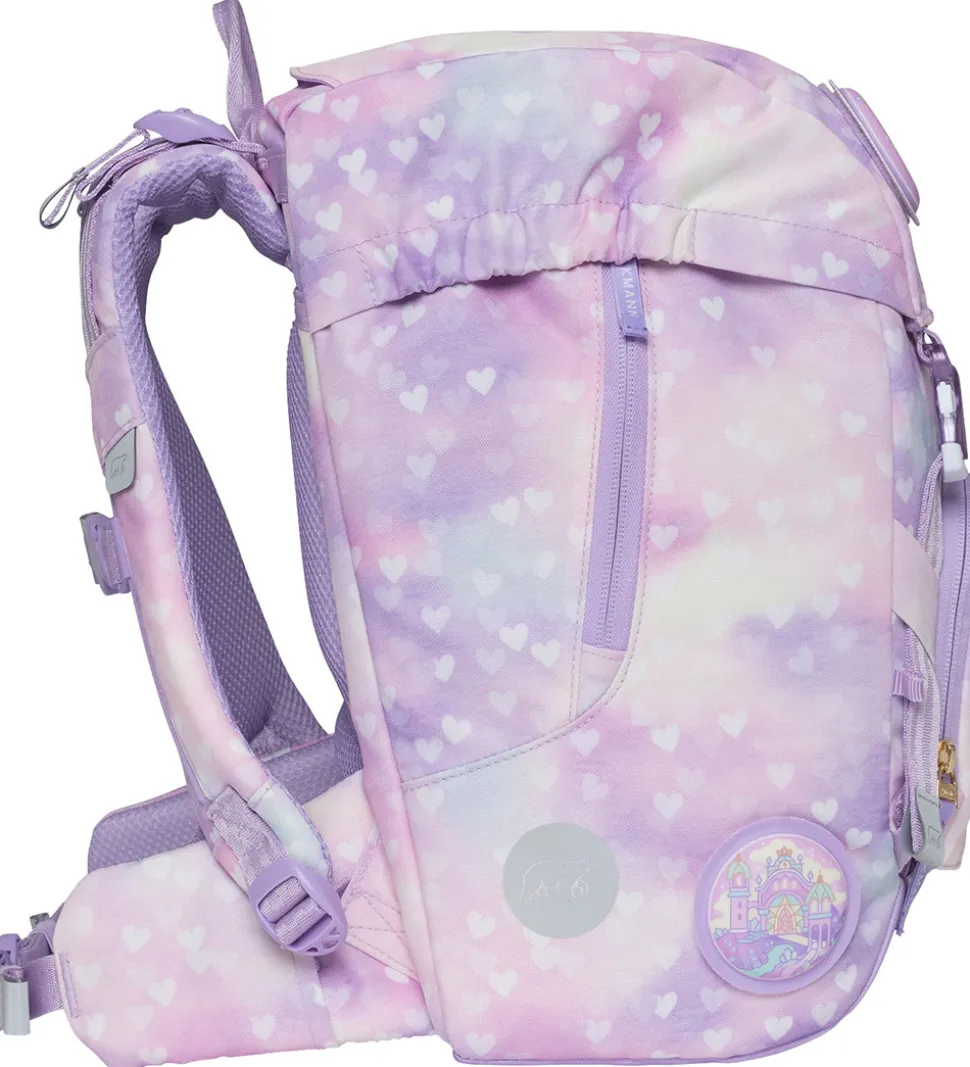 Beckmann Skoletaske - Classic - Unicorn Princess - Lilla