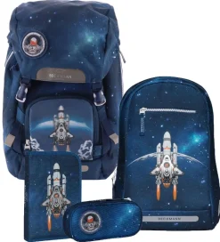 Beckmann Skoletaskesæt - Classic Maxi - Space Mission