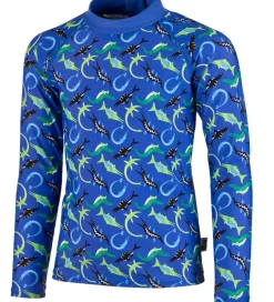 BECO Badebluse - Ocean Dinos - UV50+ - Blå