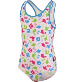 BECO Badedragt - Sealife - UV50+ - Rosa/Multifarvet