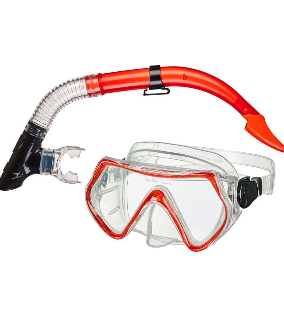 BECO Snorkelsæt - Bibione 12+ - Rød