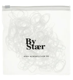 By Stær Hårelastikker - Silikone - 200 stk. - Klar