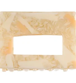 By Stær Hårklemme - Silje - 6x4 cm - Champagne/Fersken Meleret