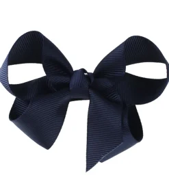 By Stær Hårsløjfe - Klassisk - 8 cm - Mørk Navy
