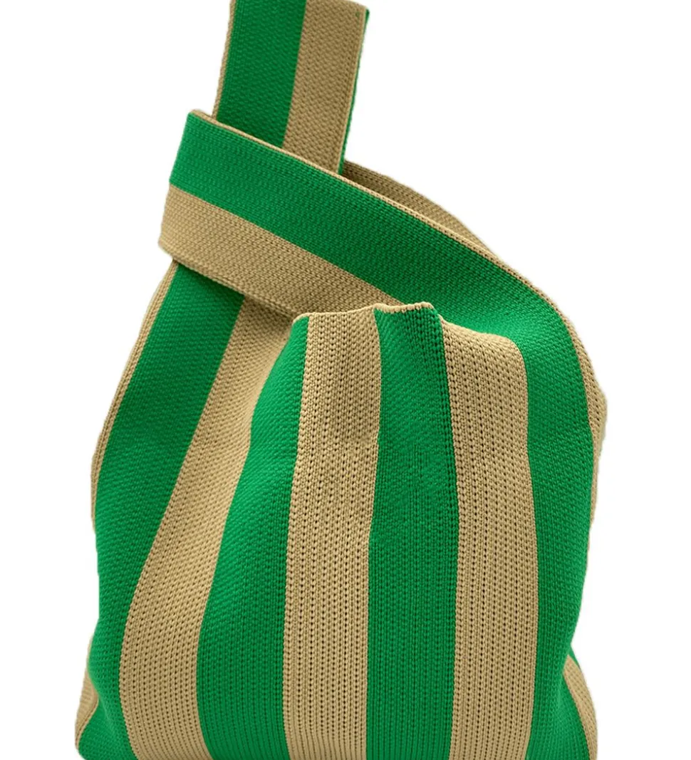 By Stær Shopper - Filippa Strib - Grøn/Beige