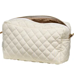 Cam Cam Toilettaske - Stor - Classic Stripes Camel/Camel