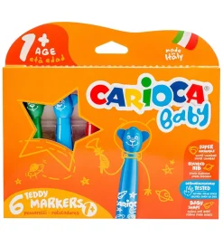 Carioca Baby Tuscher - 6 stk - Multifarvet