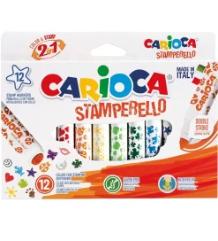 Carioca Stempel Tuscher - 12 stk - Multifarvet
