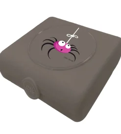 Carl Oscar Sandwichboks - 14,5 cm - Grå m. Edderkop