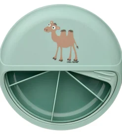 Carl Oscar Snackboks - MiniDisc - 12 cm - Grøn m. Kamel