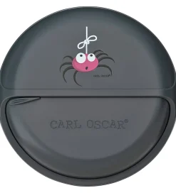 Carl Oscar Snackboks - MiniDisc - 12 cm - Grå m. Edderkop