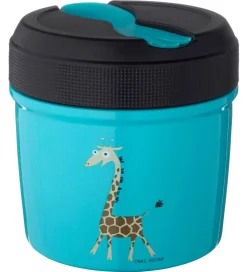 Carl Oscar Termomadkasse - 0,5 L - Turquoise Giraffe