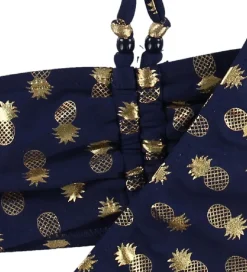 Color Kids Bikini - Numa - Navy m. Ananas