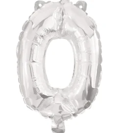 Decorata Party Foileballon - 95 cm - No 0 - Sølv