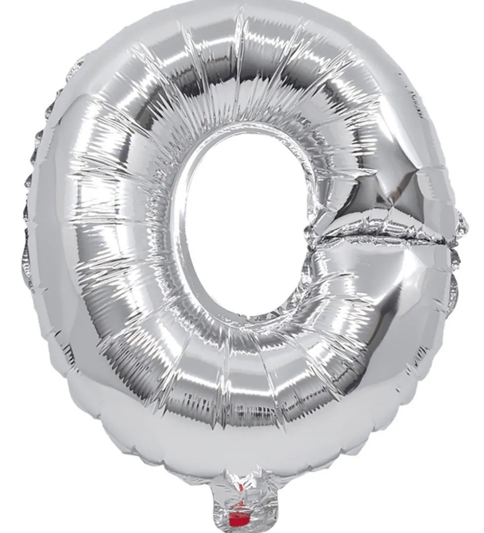 Decorata Party Foileballon - 32 cm - O - Sølv