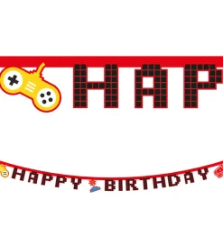 Decorata Party Happy Birthday Banner - Gaming Party
