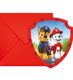 Decorata Party Invitationer - 6-pak - Paw Patrol Rescue Heroes