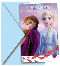 Decorata Party Invitationer - 6-pak - Frozen II