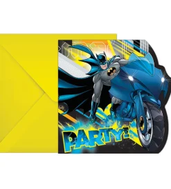 Decorata Party Invitationer - 6-pak - Batman Rogue Rage