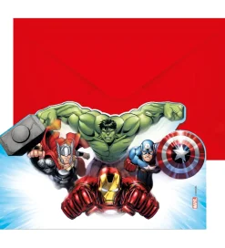 Decorata Party Invitationer - 6-pak - Avengers Infinity Stones