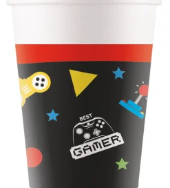 Decorata Party Papkrus - 8-pak - 200 ml - Gaming Party