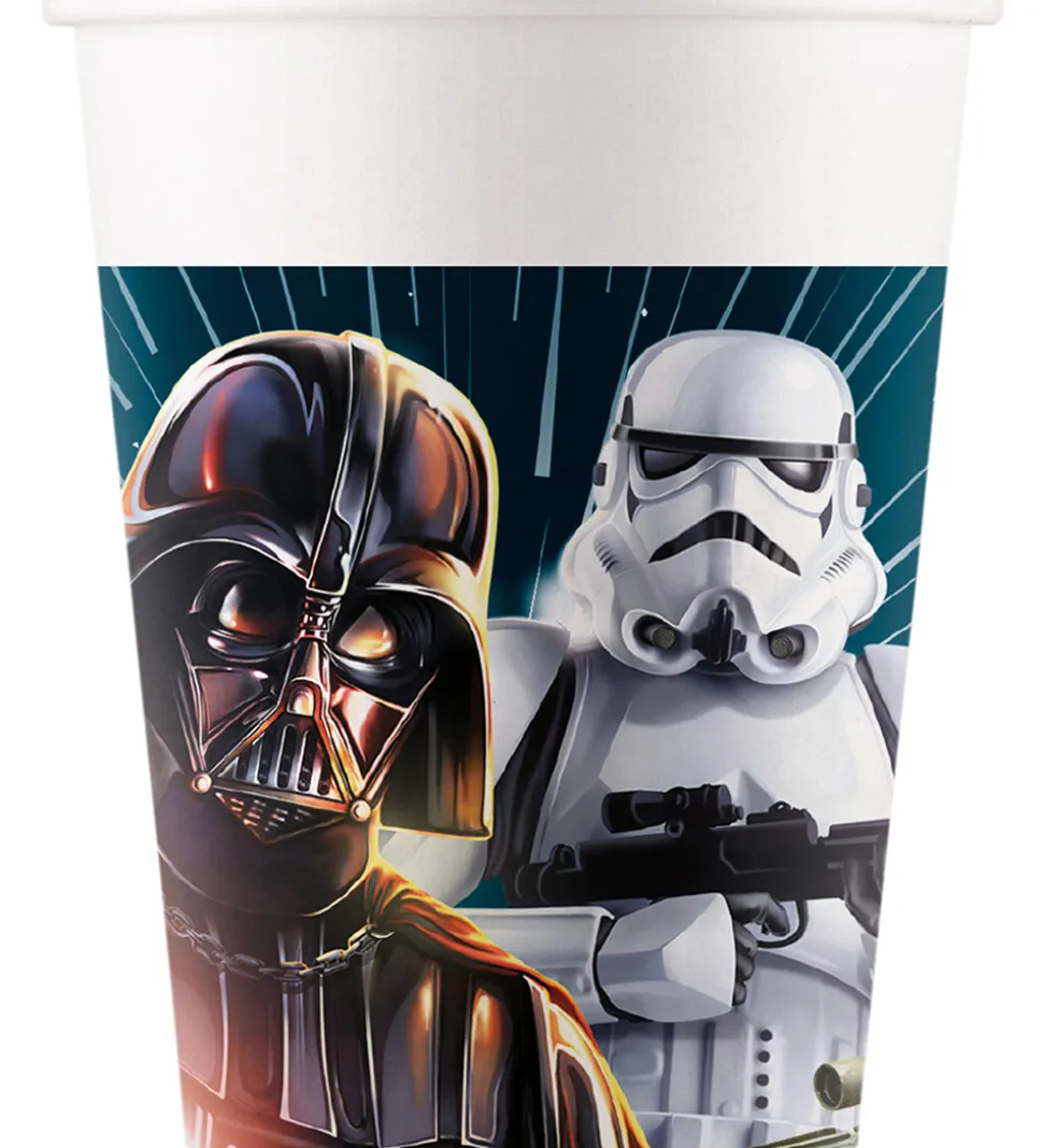 Decorata Party Papkrus - 8-pak - 200 ml - Star Wars Galaxy