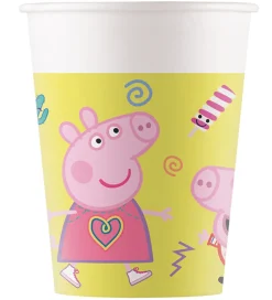 Decorata Party Papkrus - 8-pak - 200 ml - Peppa Pig Messy Play