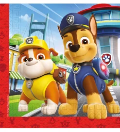 Decorata Party Servietter - 20-pak - 33x33 cm - Paw Patrol Rescu