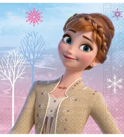 Decorata Party Servietter - 20-pak - 33x33 cm - Frozen II Wind S