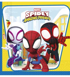 Decorata Party Servietter - 20-pak - 33x33 cm - Spidey & His Ama
