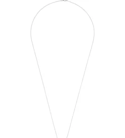 Design Letters Halskæde - 60 cm - Sølv