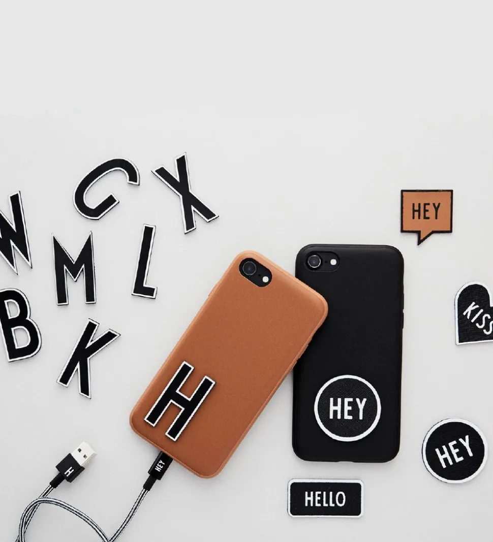 Design Letters Klistermærke - Mobil - Q - 5cm - Black