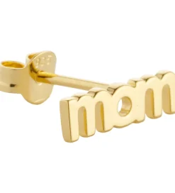 Design Letters Ørering - 1 stk. - MOM - 18K Guldbelagt
