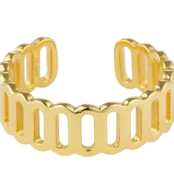 Design Letters Ring - Link Together - Guld