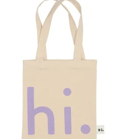 Design Letters Shopper - Lille - Hi - Natur/Lilla